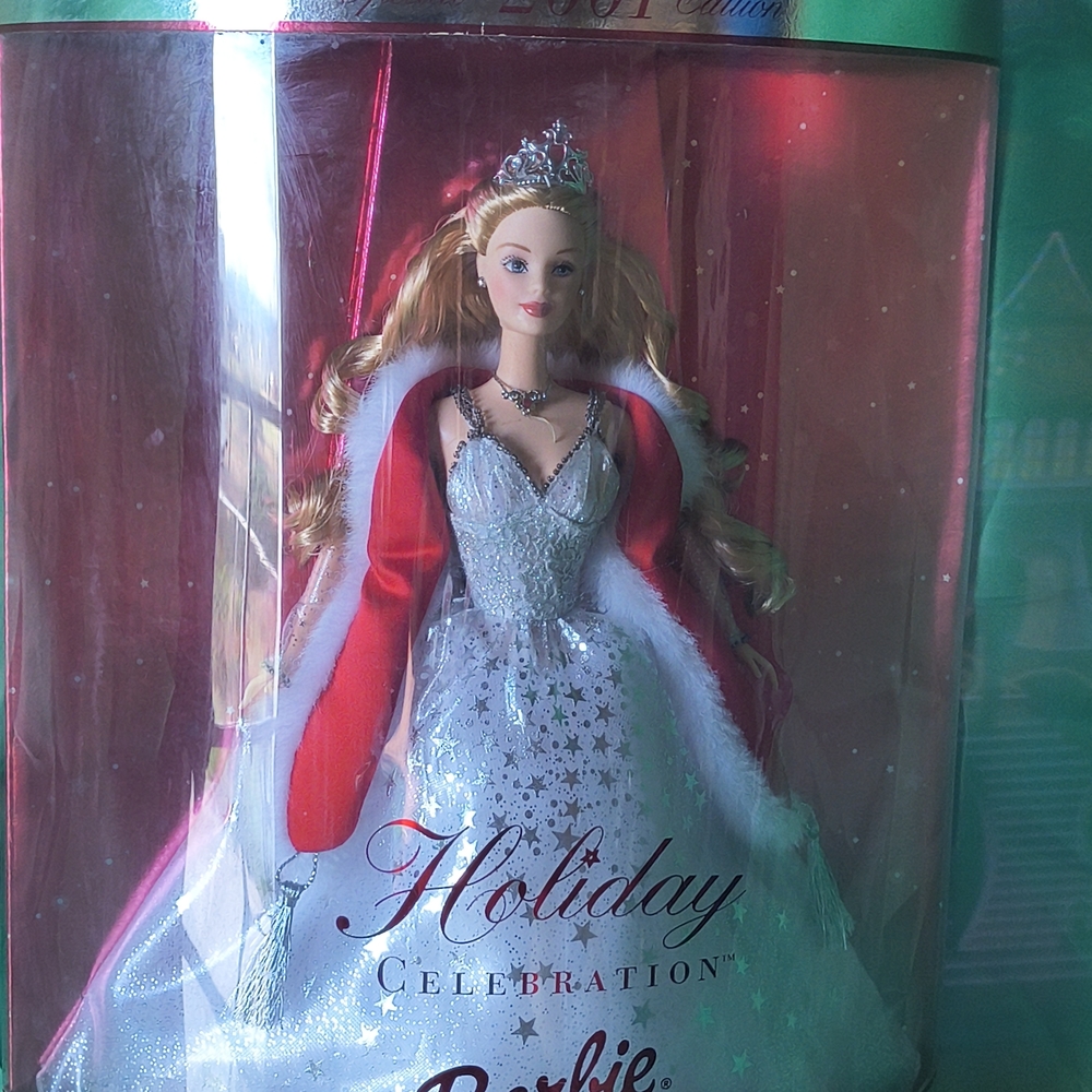 Barbie Holiday Celebration Doll in Red and Silver